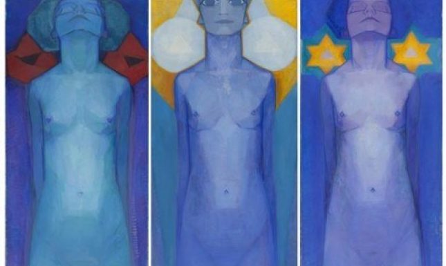 Mondrian Evolution Triptychon 1911